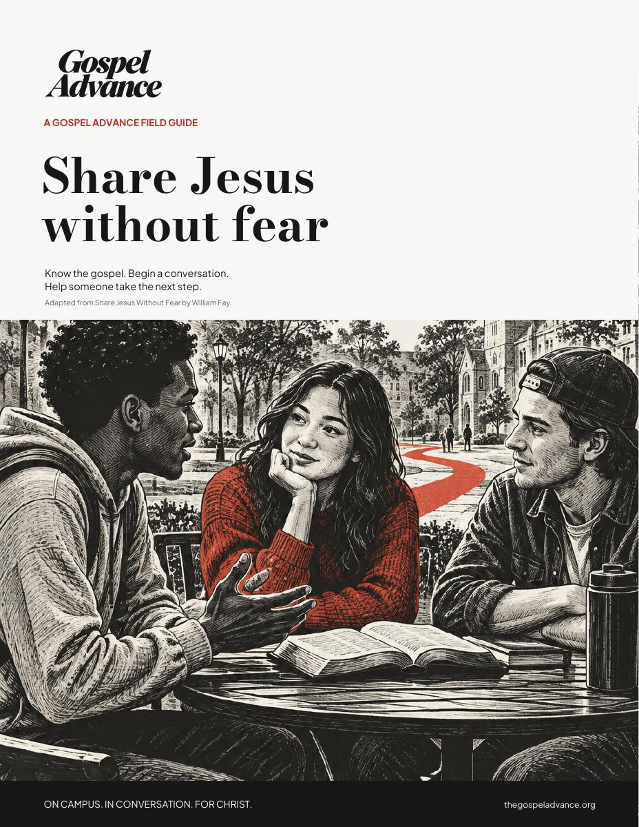 Cover of Share Jesus without fear, a Gospel Advance field guide