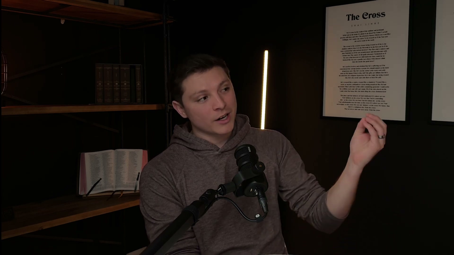 Andrew teaching in the studio